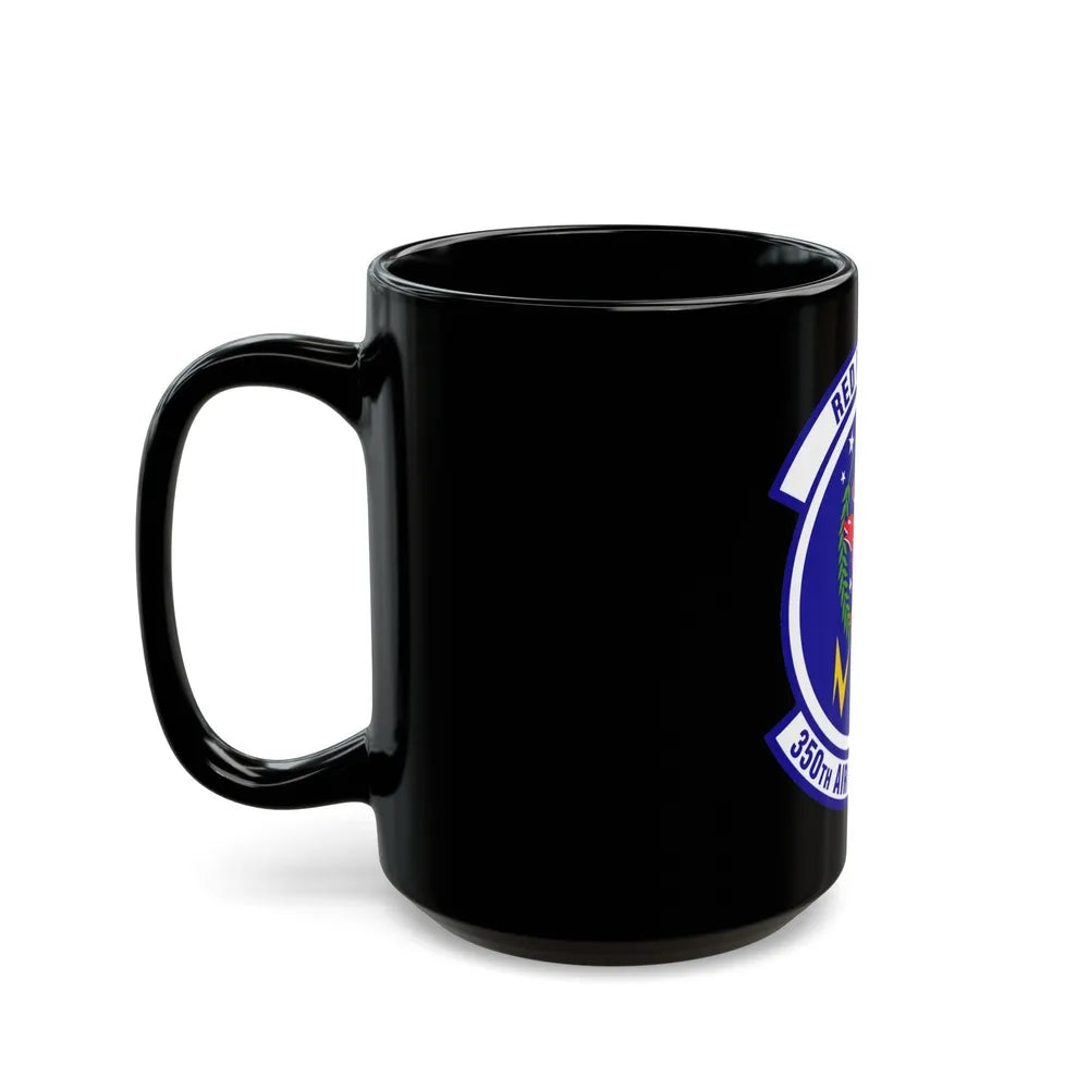 350 Air Refueling Squadron AMC (U.S. Air Force) Black Coffee Mug-Go Mug Yourself