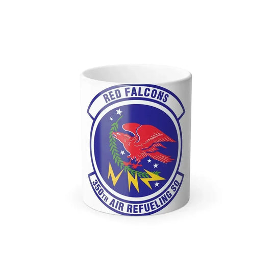 350 Air Refueling Squadron AMC (U.S. Air Force) Color Changing Coffee Mug 11oz - Go Mug Yourself