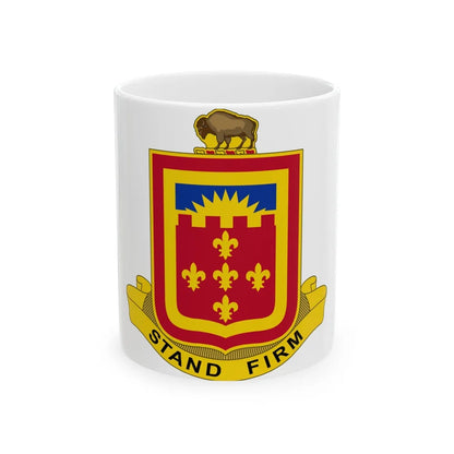 350 Armored Field Artillery Battalion (U.S. Army) White Coffee Mug-11oz-Go Mug Yourself