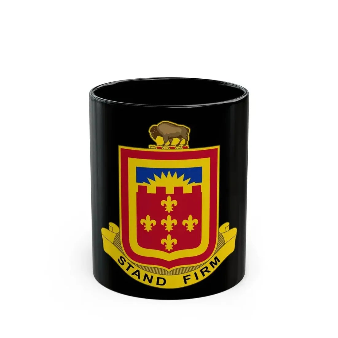 350 Armored Field Artillery Battalion (U.S. Army) Black Coffee Mug 11oz - Go Mug Yourself