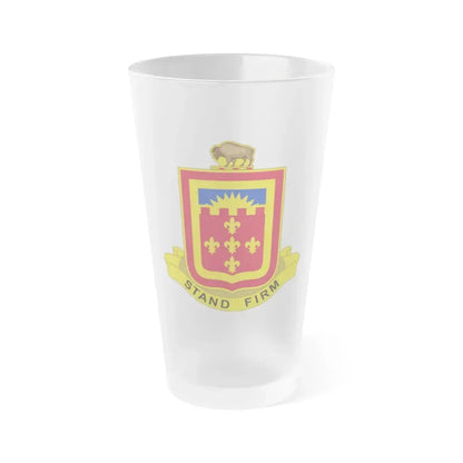 350 Armored Field Artillery Battalion (U.S. Army) Frosted Pint Glass 16oz Default Title - Go Mug Yourself