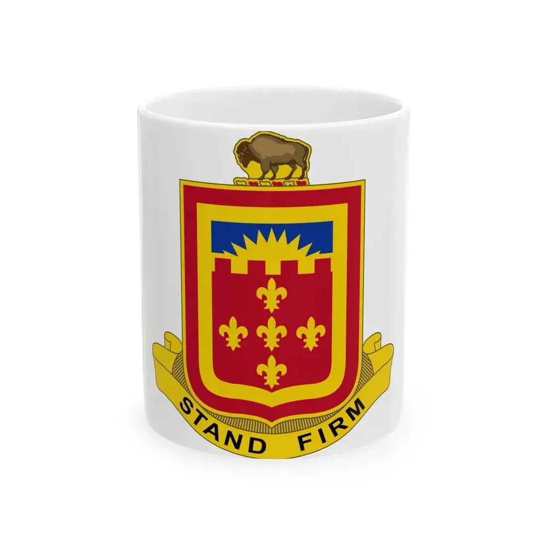 350 Armored Field Artillery Battalion (U.S. Army) White Coffee Mug 11oz - Go Mug Yourself