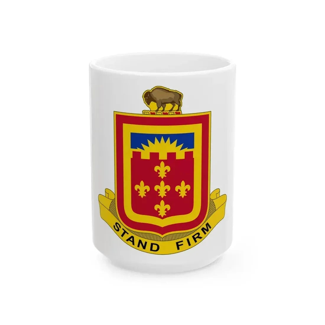 350 Armored Field Artillery Battalion (U.S. Army) White Coffee Mug 15oz - Go Mug Yourself