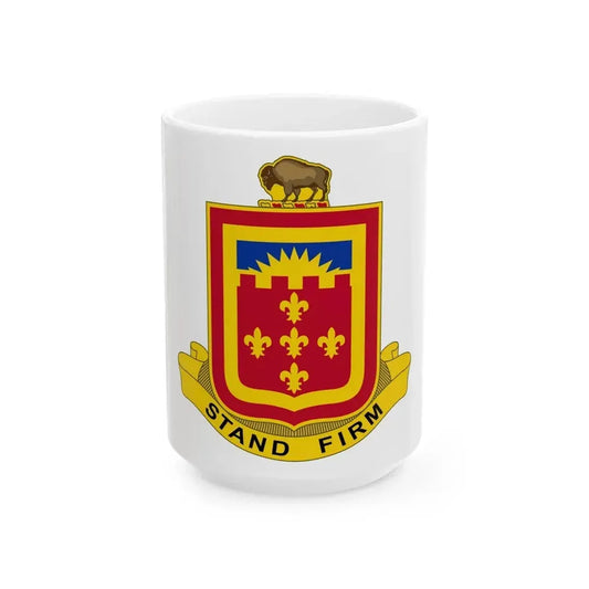 350 Armored Field Artillery Battalion (U.S. Army) White Coffee Mug 15oz - Go Mug Yourself