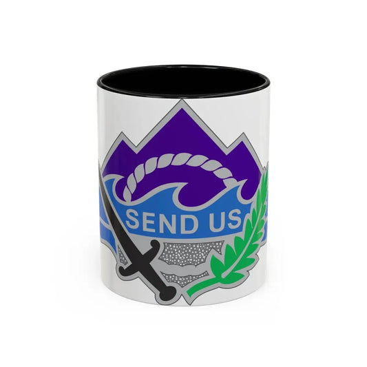 350 Civil Affairs Command 2 (U.S. Army) Accent Coffee Mug 11oz Black - Go Mug Yourself