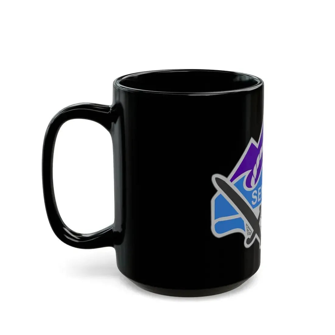 350 Civil Affairs Command 2 (U.S. Army) Black Coffee Mug - Go Mug Yourself