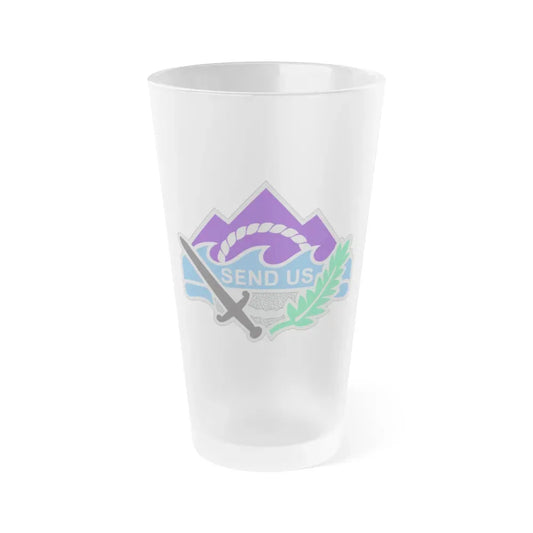 350 Civil Affairs Command 2 (U.S. Army) Frosted Pint Glass 16oz Default Title - Go Mug Yourself