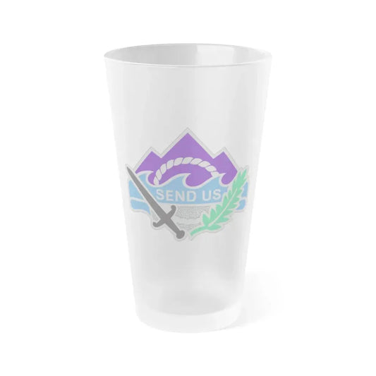 350 Civil Affairs Command 2 (U.S. Army) Frosted Pint Glass 16oz Default Title - Go Mug Yourself