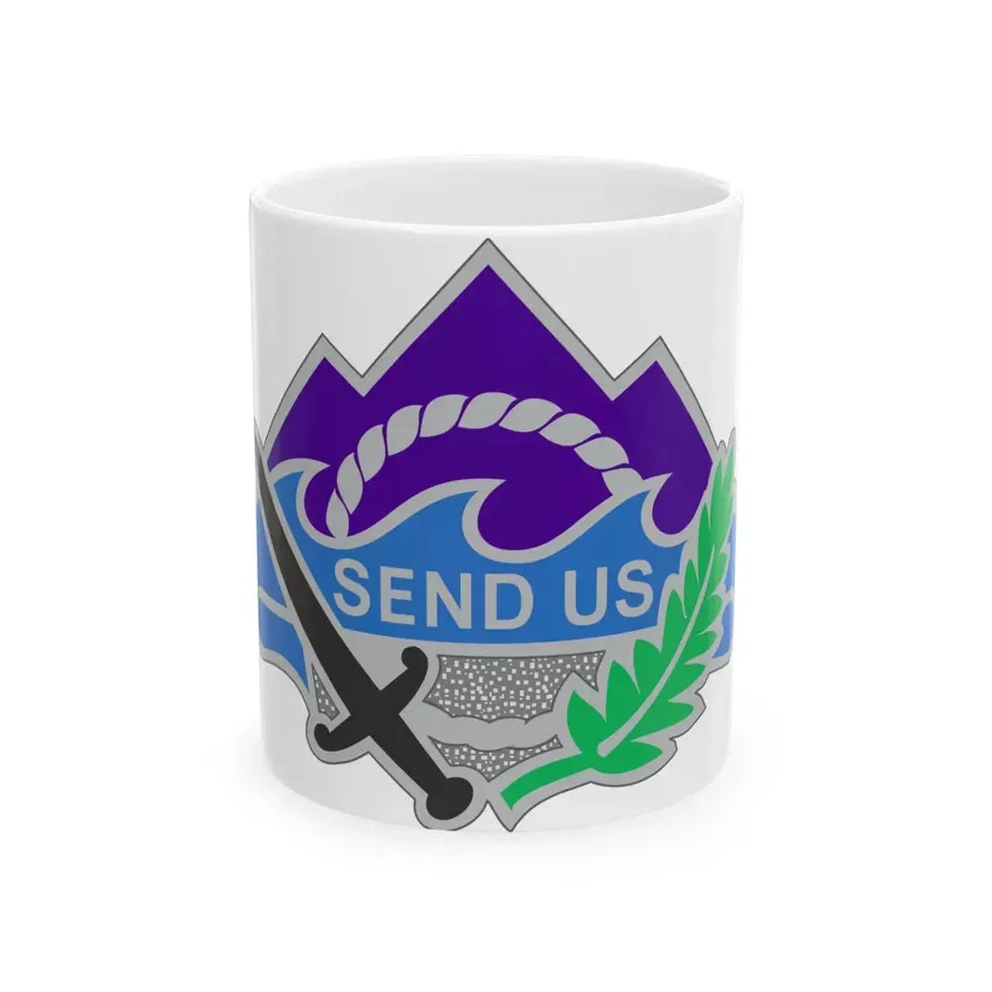 350 Civil Affairs Command 2 (U.S. Army) White Coffee Mug 11oz - Go Mug Yourself