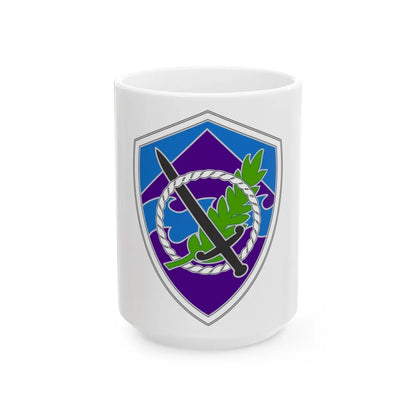 350 Civil Affairs Command 3 (U.S. Army) White Coffee Mug-15oz-Go Mug Yourself