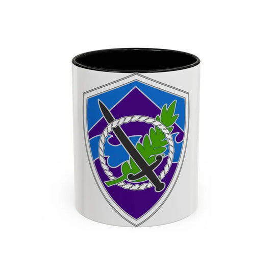 350 Civil Affairs Command 3 (U.S. Army) Accent Coffee Mug 11oz Black - Go Mug Yourself