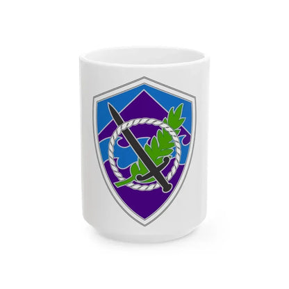 350 Civil Affairs Command 3 (U.S. Army) White Coffee Mug 15oz - Go Mug Yourself