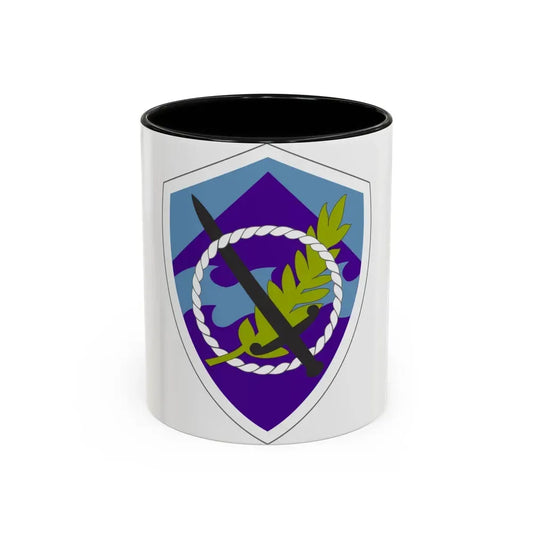 350 Civil Affairs Command (U.S. Army) Accent Coffee Mug 11oz Black - Go Mug Yourself
