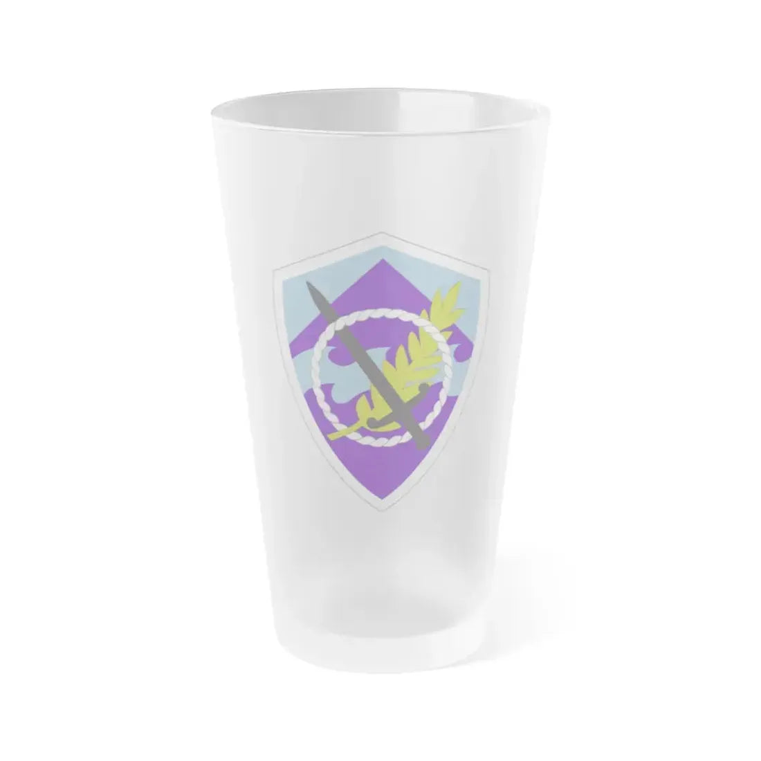 350 Civil Affairs Command (U.S. Army) Frosted Pint Glass 16oz Default Title - Go Mug Yourself