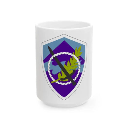 350 Civil Affairs Command (U.S. Army) White Coffee Mug 15oz - Go Mug Yourself