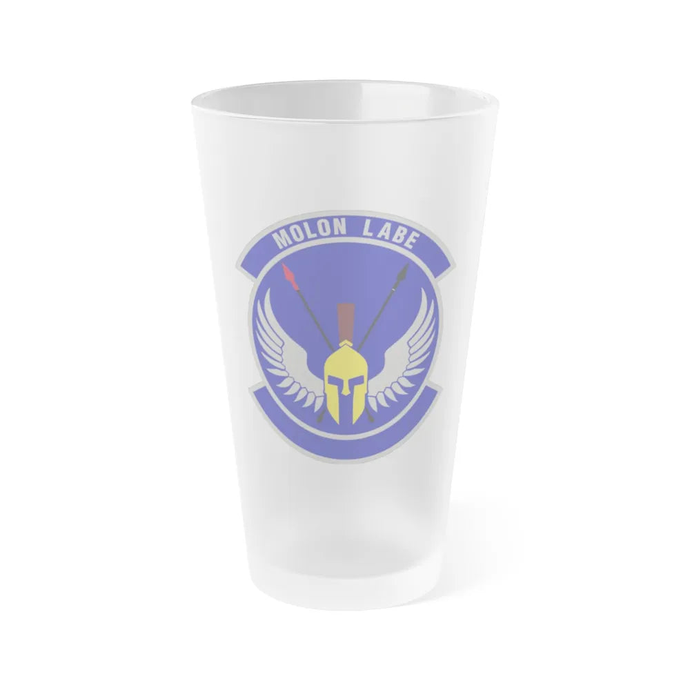 350 Special Warfare Training Squadron AETC (U.S. Air Force) Frosted Pint Glass 16oz-16oz-Frosted-Go Mug Yourself