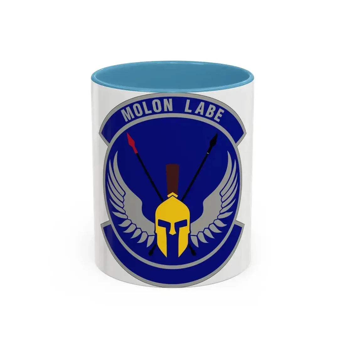 350 Special Warfare Training Squadron AETC (U.S. Air Force) Accent Coffee Mug 11oz Light Blue - Go Mug Yourself
