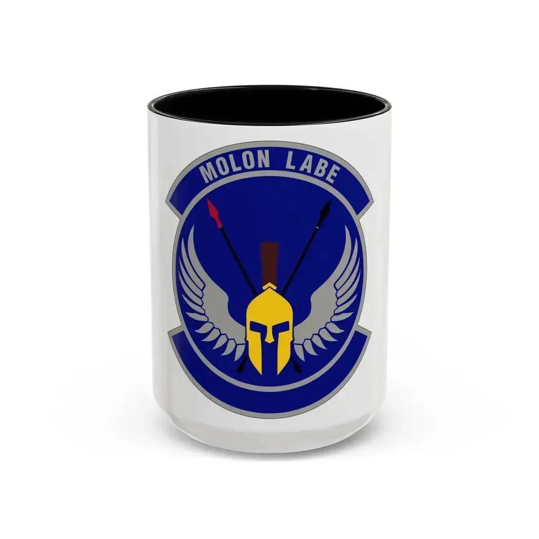 350 Special Warfare Training Squadron AETC (U.S. Air Force) Accent Coffee Mug 15oz Black - Go Mug Yourself