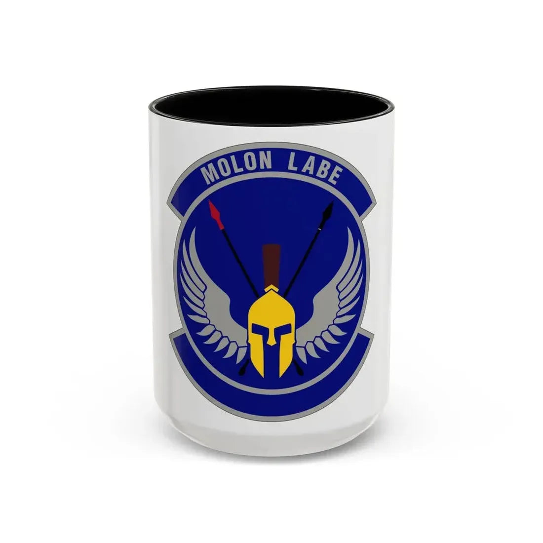 350 Special Warfare Training Squadron AETC (U.S. Air Force) Accent Coffee Mug 15oz Black - Go Mug Yourself