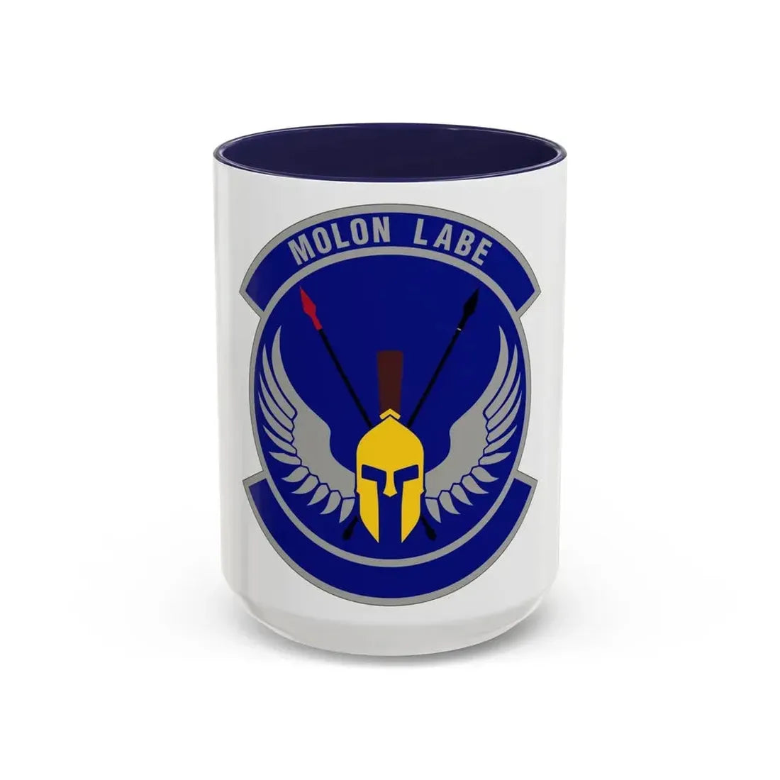 350 Special Warfare Training Squadron AETC (U.S. Air Force) Accent Coffee Mug 15oz Navy - Go Mug Yourself