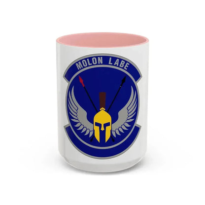 350 Special Warfare Training Squadron AETC (U.S. Air Force) Accent Coffee Mug 15oz Pink - Go Mug Yourself