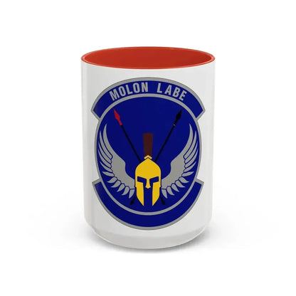 350 Special Warfare Training Squadron AETC (U.S. Air Force) Accent Coffee Mug 15oz Red - Go Mug Yourself