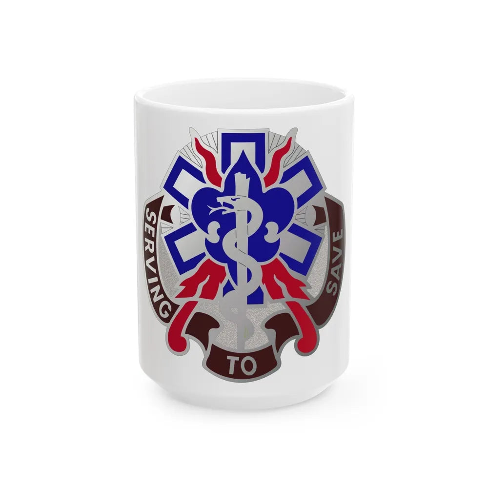 350 Surgical Hospital (U.S. Army) White Coffee Mug-15oz-Go Mug Yourself