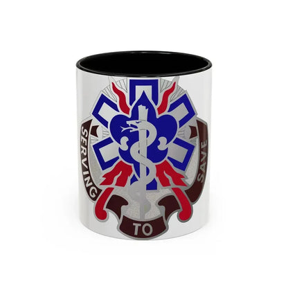 350 Surgical Hospital (U.S. Army) Accent Coffee Mug 11oz Black - Go Mug Yourself