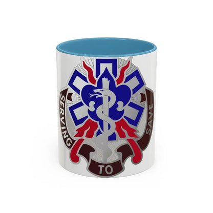 350 Surgical Hospital (U.S. Army) Accent Coffee Mug 11oz Light Blue - Go Mug Yourself