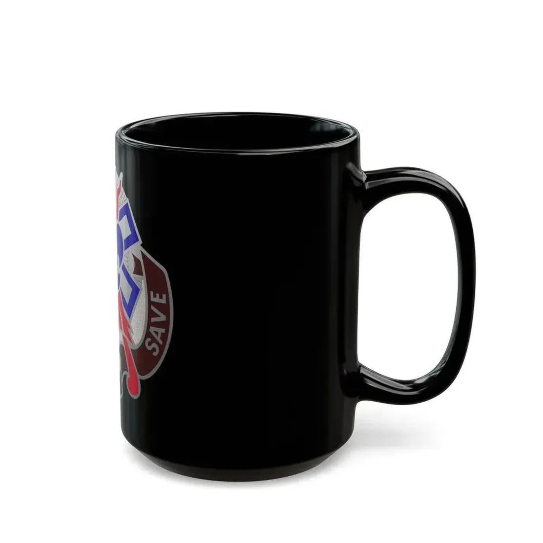 350 Surgical Hospital (U.S. Army) Black Coffee Mug - Go Mug Yourself