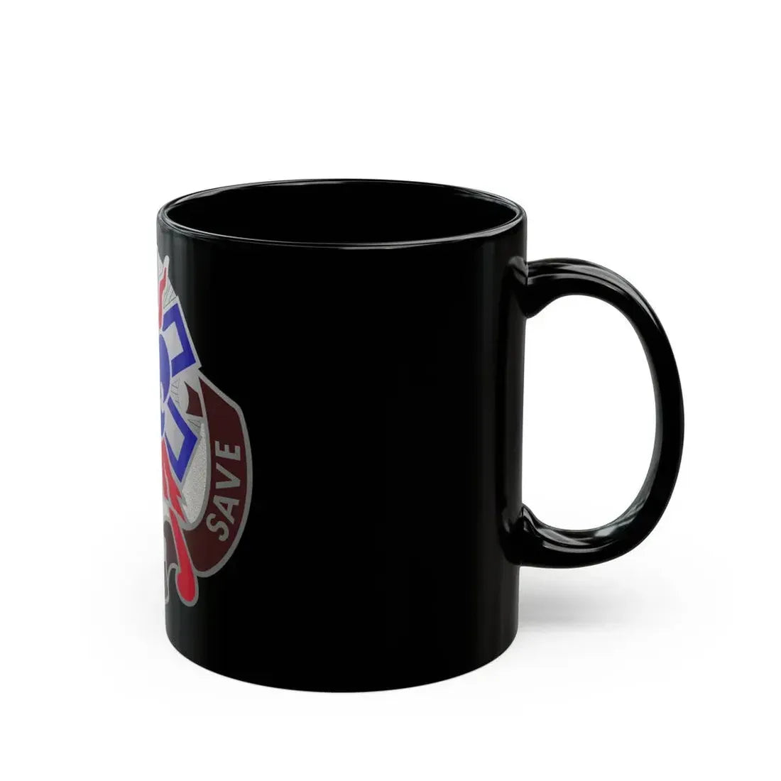 350 Surgical Hospital (U.S. Army) Black Coffee Mug - Go Mug Yourself