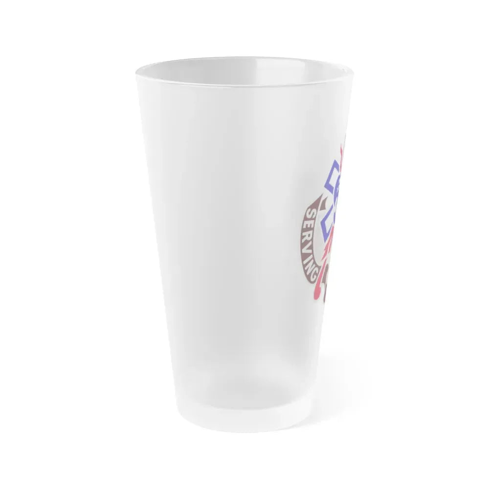 350 Surgical Hospital (U.S. Army) Frosted Pint Glass 16oz - Go Mug Yourself