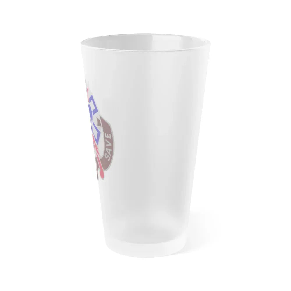 350 Surgical Hospital (U.S. Army) Frosted Pint Glass 16oz - Go Mug Yourself