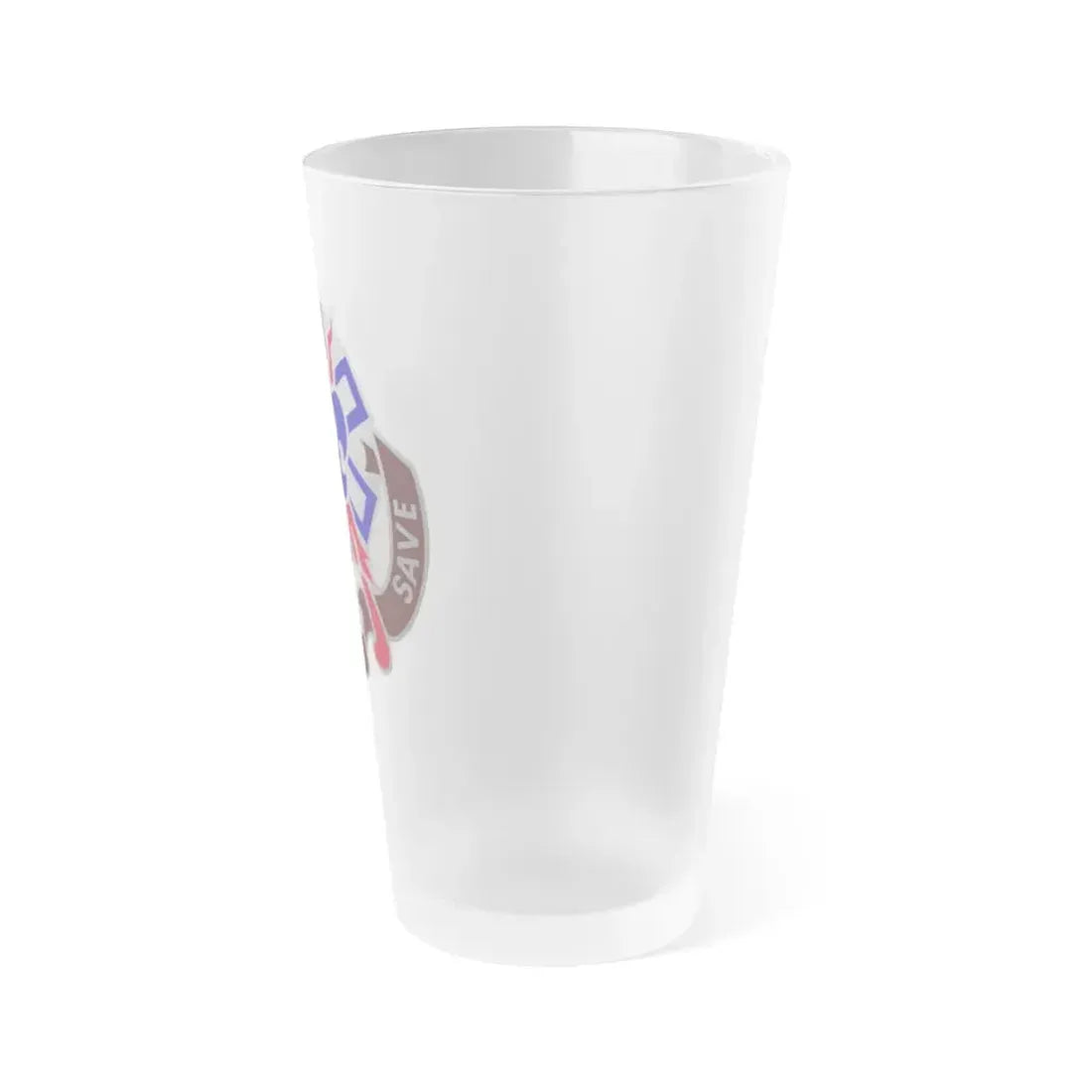 350 Surgical Hospital (U.S. Army) Frosted Pint Glass 16oz - Go Mug Yourself