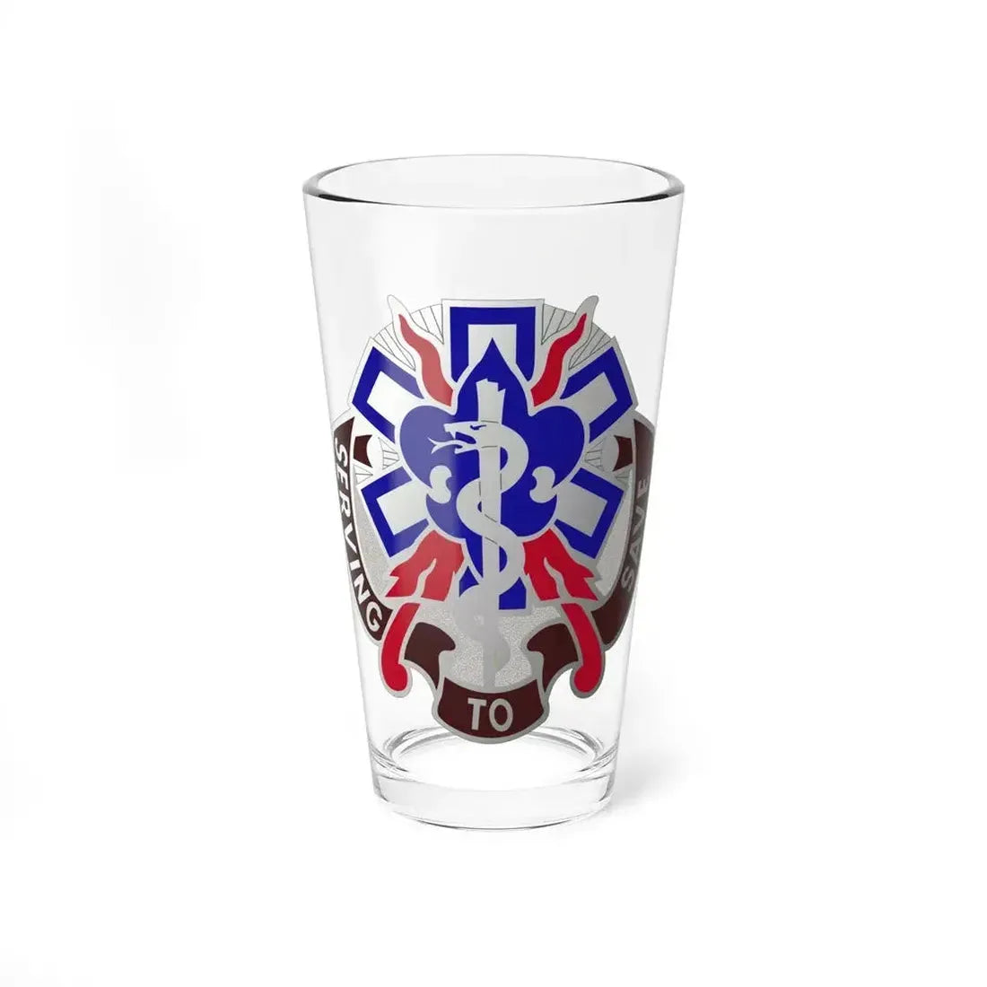 350 Surgical Hospital (U.S. Army) Pint Glass 16oz - Go Mug Yourself