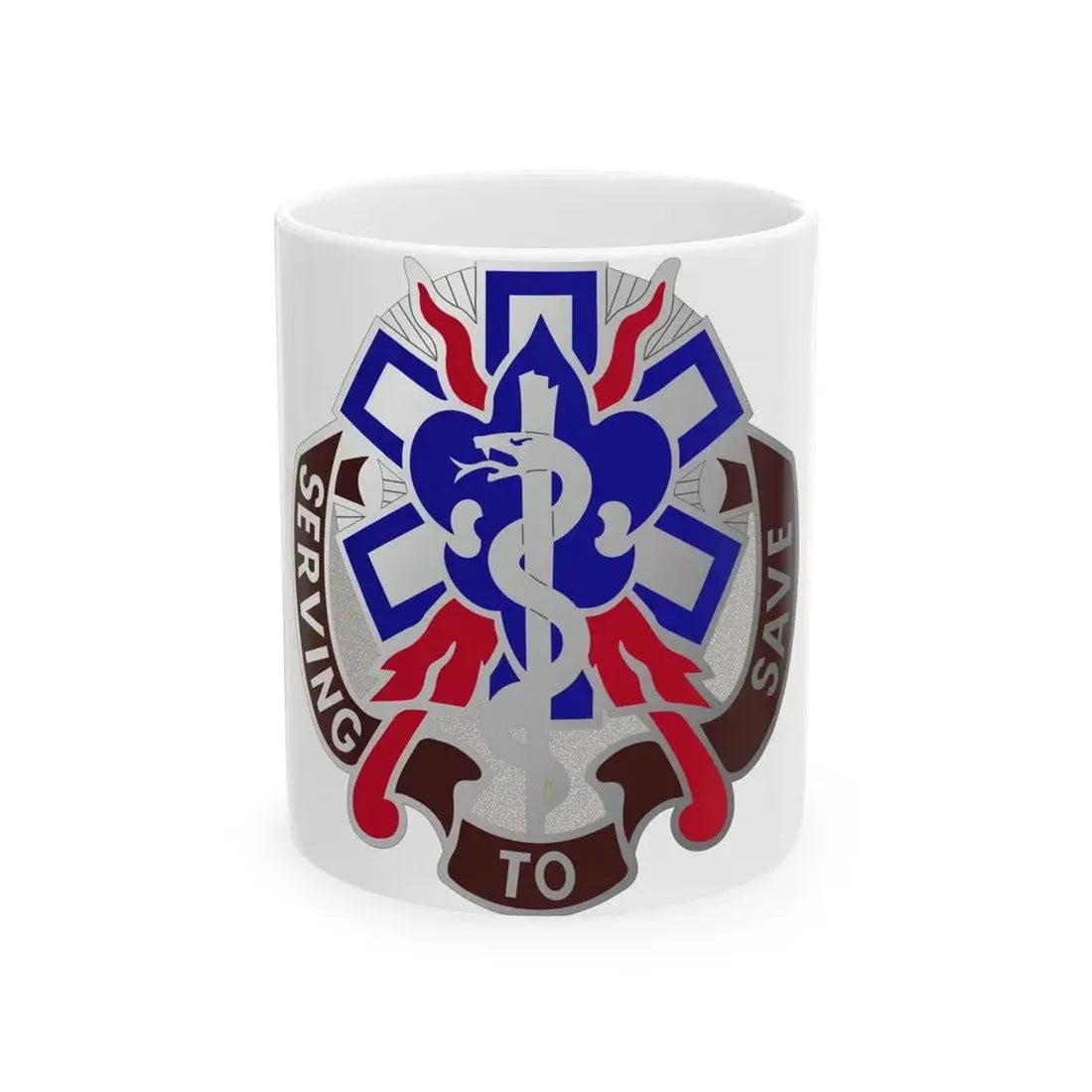 350 Surgical Hospital (U.S. Army) White Coffee Mug 11oz - Go Mug Yourself