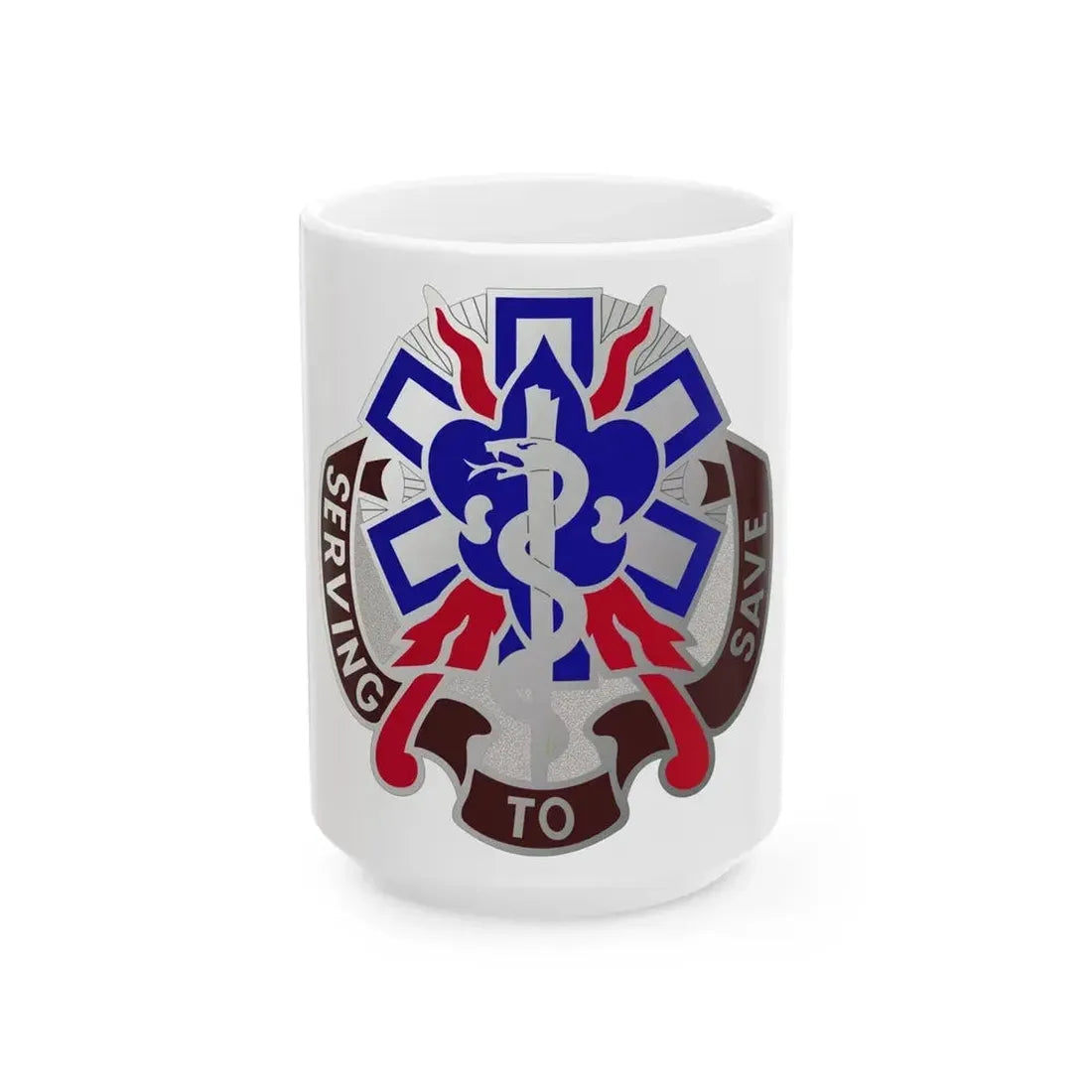 350 Surgical Hospital (U.S. Army) White Coffee Mug 15oz - Go Mug Yourself