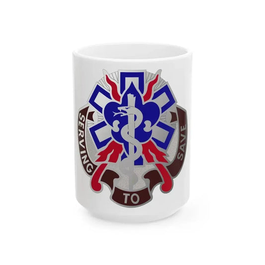 350 Surgical Hospital (U.S. Army) White Coffee Mug 15oz - Go Mug Yourself