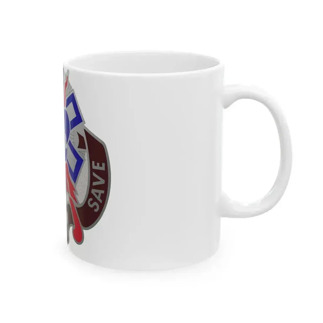 350 Surgical Hospital (U.S. Army) White Coffee Mug - Go Mug Yourself