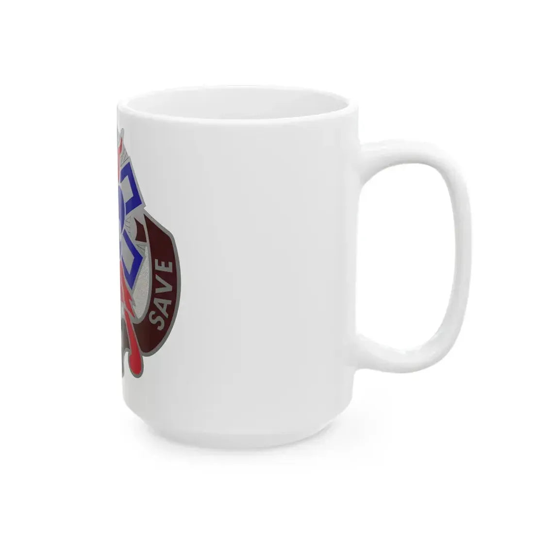 350 Surgical Hospital (U.S. Army) White Coffee Mug - Go Mug Yourself