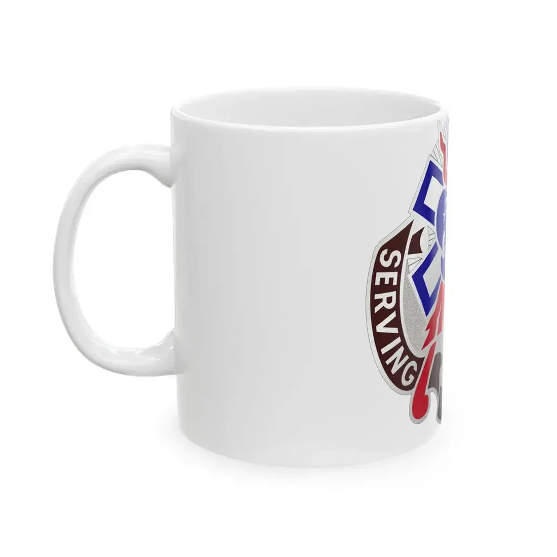 350 Surgical Hospital (U.S. Army) White Coffee Mug - Go Mug Yourself