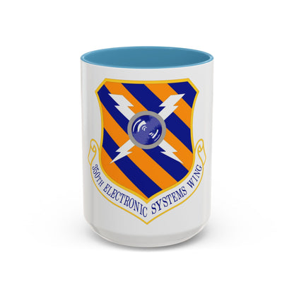 350th Electronic Systems Wing (U.S. Air Force) Accent Coffee Mug