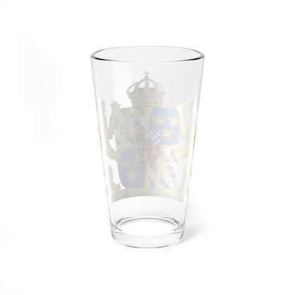 Greater coat of arms of Suède Palatinat (Germany) (Coat of Arms) Pint Glass 16oz
