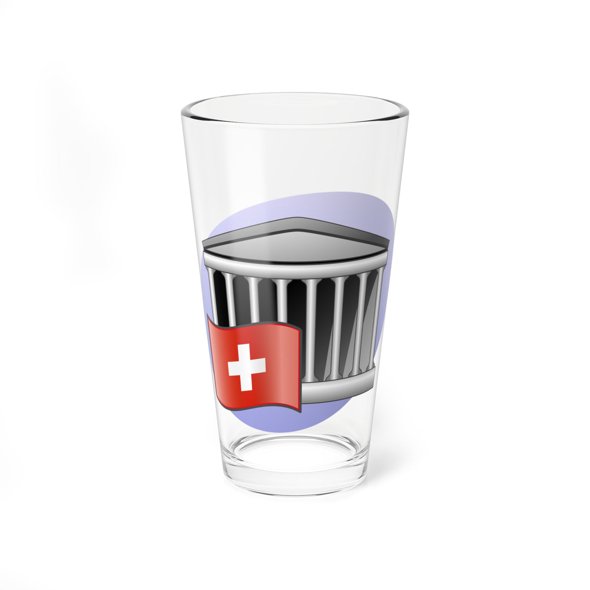 Droit CH (Switzerland) Pint Glass 16oz