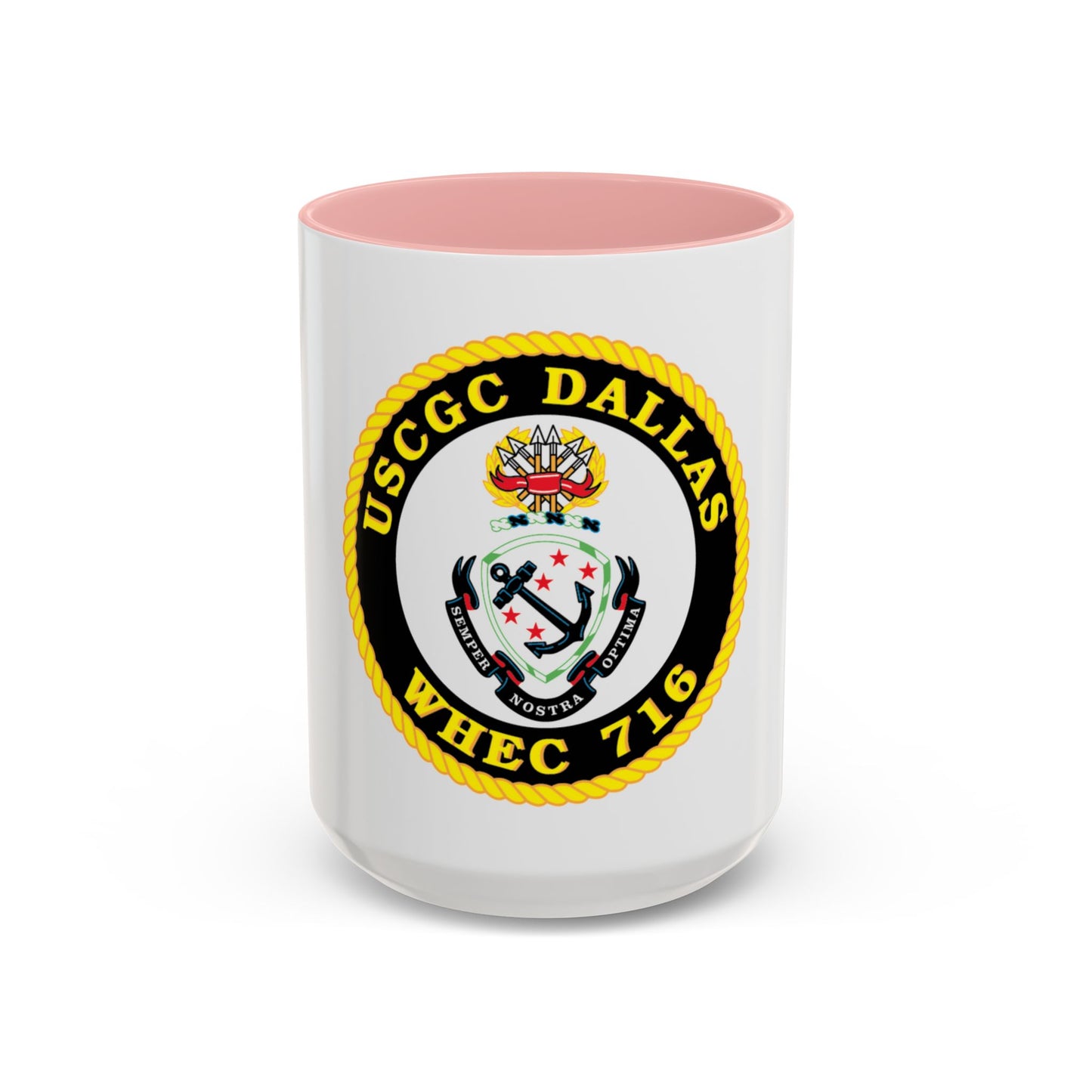 USCGC Dallas WHEC 716 (U.S. Coast Guard) Accent Coffee Mug