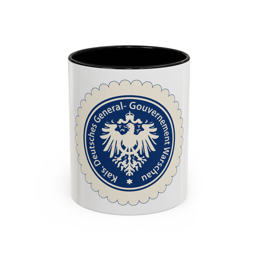 Seal of the Government-General of Warsaw - Accent Coffee Mug