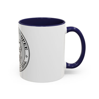 Seal of Chicopee Massachusetts - Accent Coffee Mug