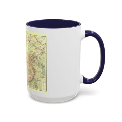 China and its Territories (1912) (Map) Accent Coffee Mug