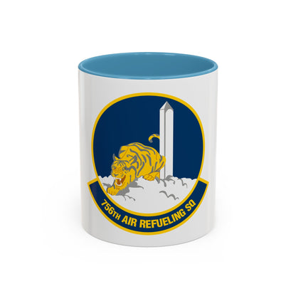 756 Air Refueling Squadron AFRC (U.S. Air Force) Accent Coffee Mug