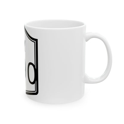 NY-x 1927 (New York) (Road Sign) White Coffee Mug